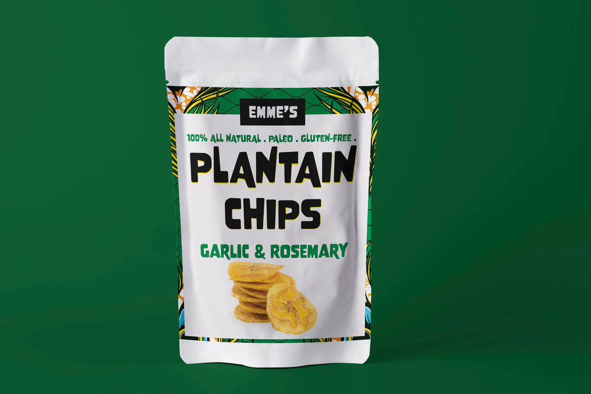 Garlic & Rosemary Plantain Chips